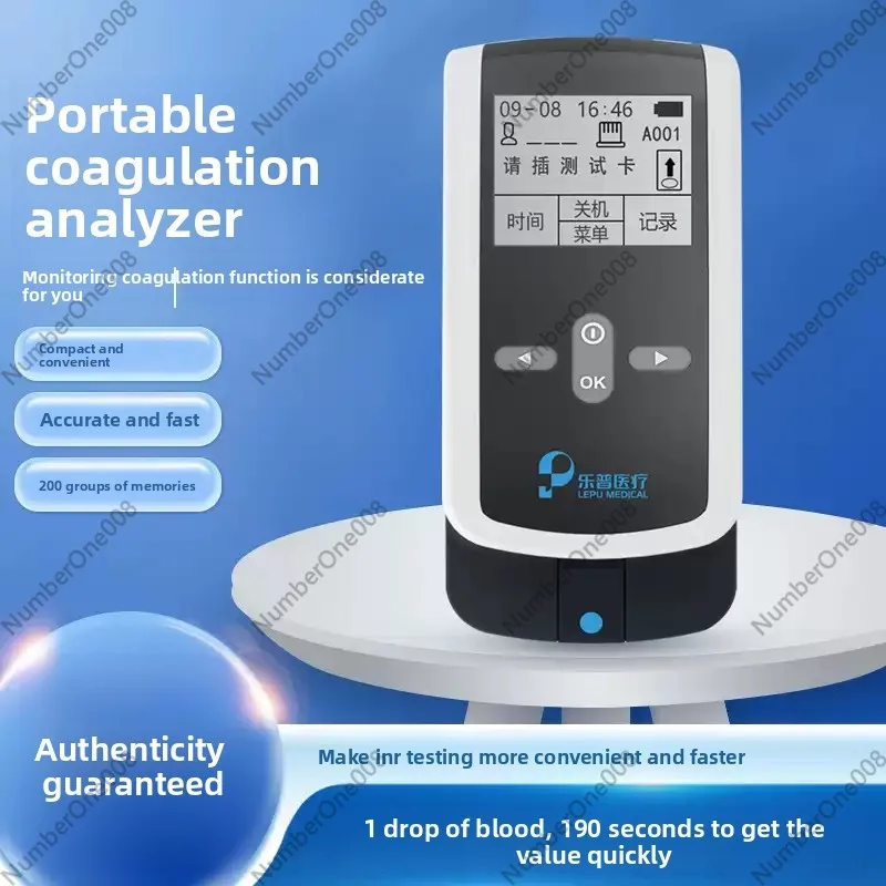 2025 hot sale Handheld PT/INR Coagulation System for Home Use with PT/INR Test Strip Portable clotting