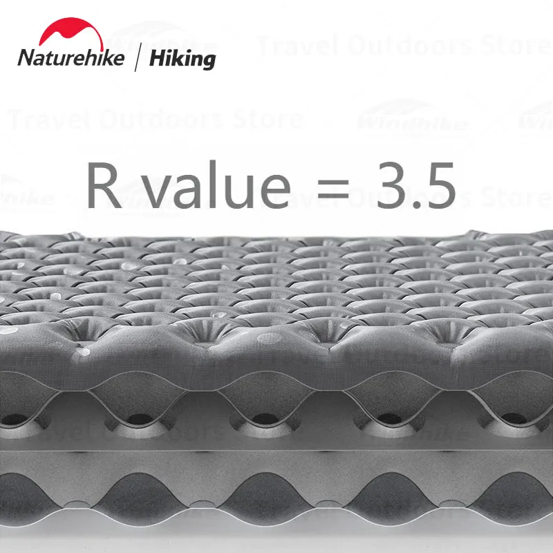 Naturehike R3.5 Inflatable Mat 20D Nylon TPU Winter Warm Sleeping