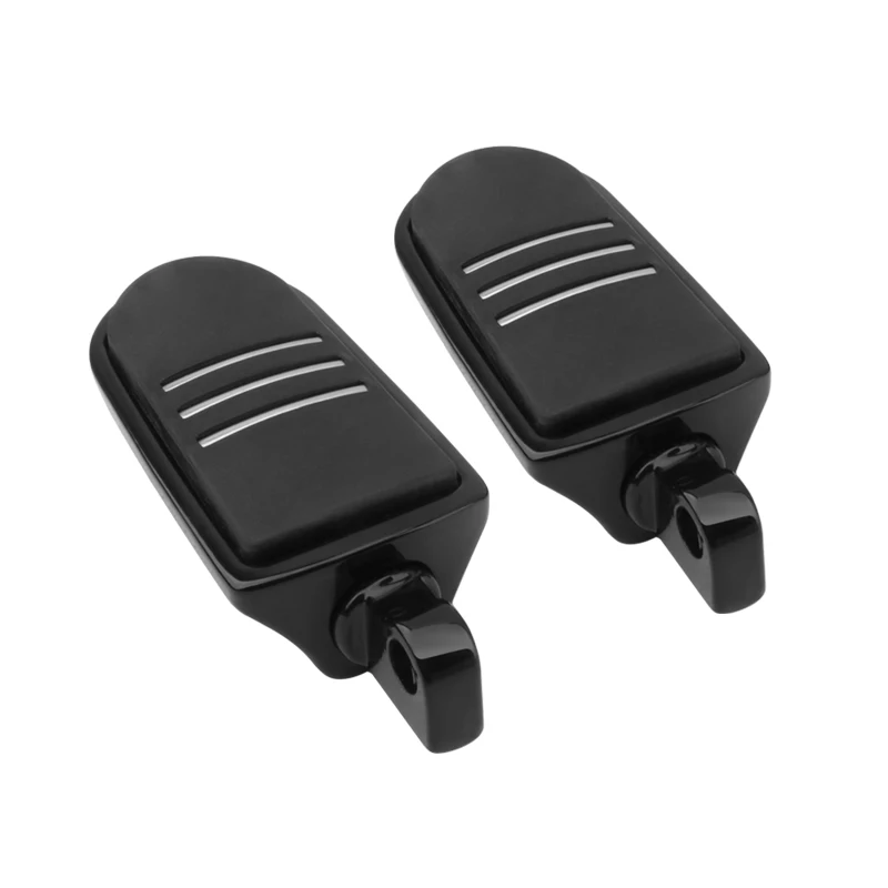1 Pair Footpeg Motorcycle Passenger Rear Foot Peg Footrest For Harley Sportster Iron Touring Custom Dyna Fat Bob Softail Fat Boy