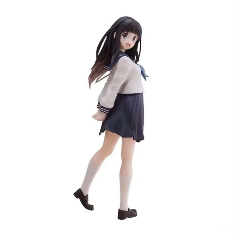 Hyouka Chitanda Eru Figures Hyouka Chitanda Action Figures PVC JK Uniform Anime Collection Model Ornament Toys Birthday Gifts