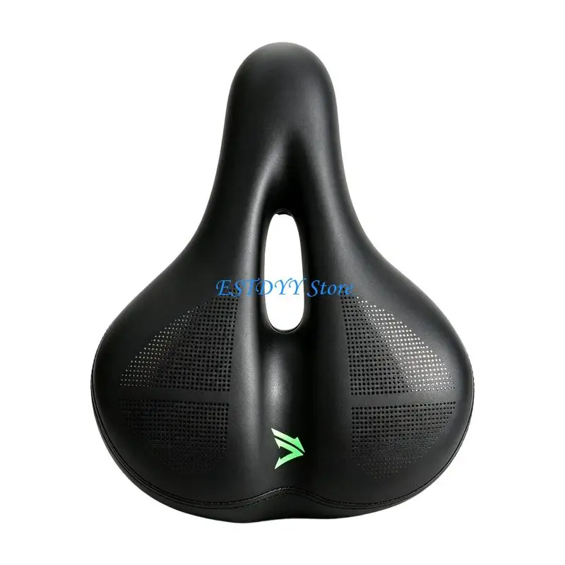 G6DE Nonslip Comfortable Bike Saddles Pad Replacement Bike Cushion PU Leather Bicycles Saddles Easy