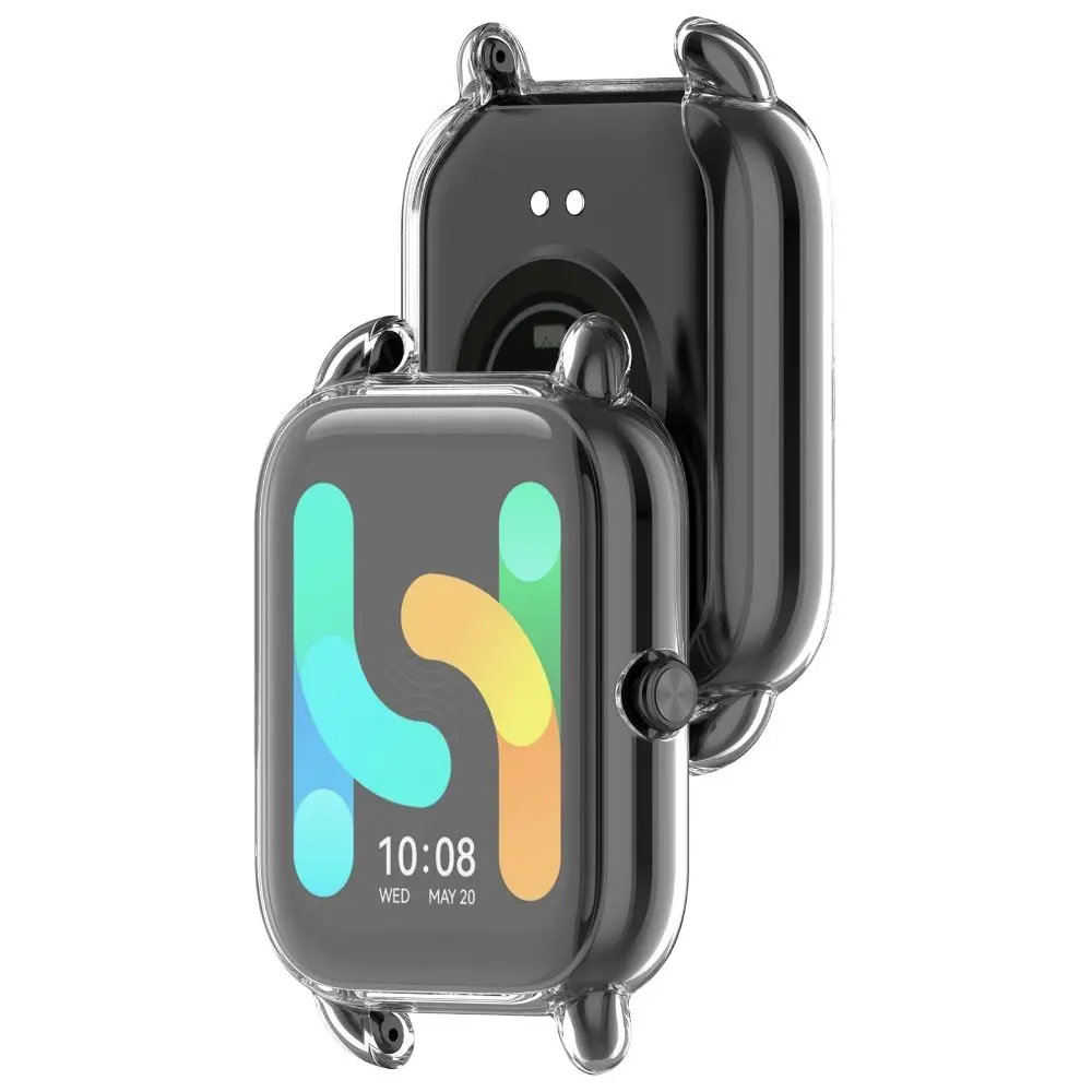 Bumper TPU Case New Watchband Full Cover Protective Shell Accessories Smart Screen Protector for HayLou RS4 Plus