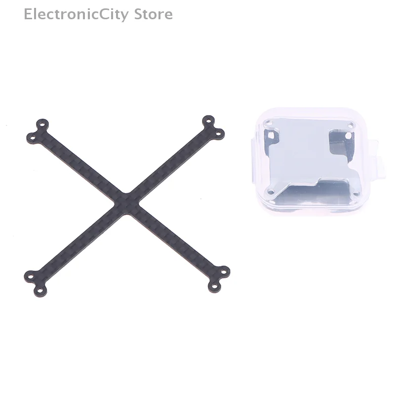 1Set Per Ultra-leggero In Lega di Alluminio Dissipatore di Calore O4 Unità Aria Modello di Protezione a prova di Collisione Pad Per RC FPV Drone parti