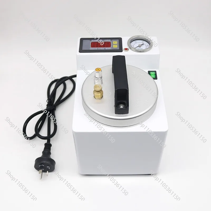 Dental Lab Automatic Polymerizer Portable Curing Pressure Pot Polymerizing Digital Display Adsorption Silicone Rubber Repair