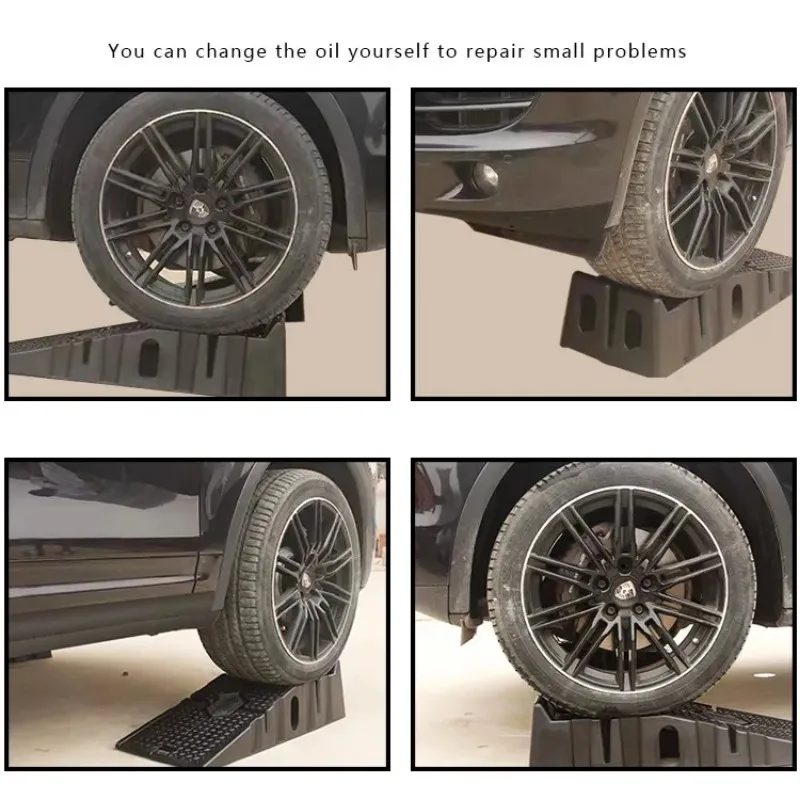 1 paar 90 cm antislip oprit draagbare auto lift oprit wassen oprit 2.5 T voertuig olie verandering reparatie beugel oprit emergency tool