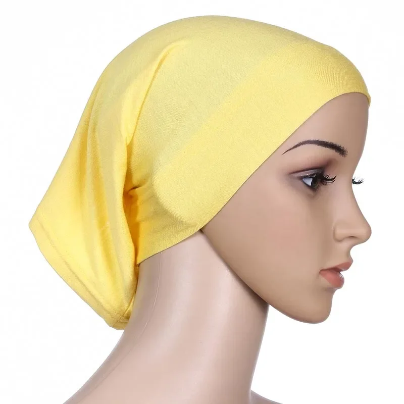 Underscarf Inner Cap Muslim Women Tube Turban Stretch Bone Bonnet Ninja Hat Headscarf Hijab Hair Loss Head Scarf Wrap Headwear