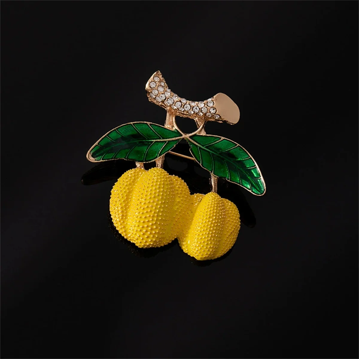 Rural Style Creative Durian Brooch Charm Personality Pin Korean Version Fun Jewelry Accessories Clothing Bag Decoration Gift