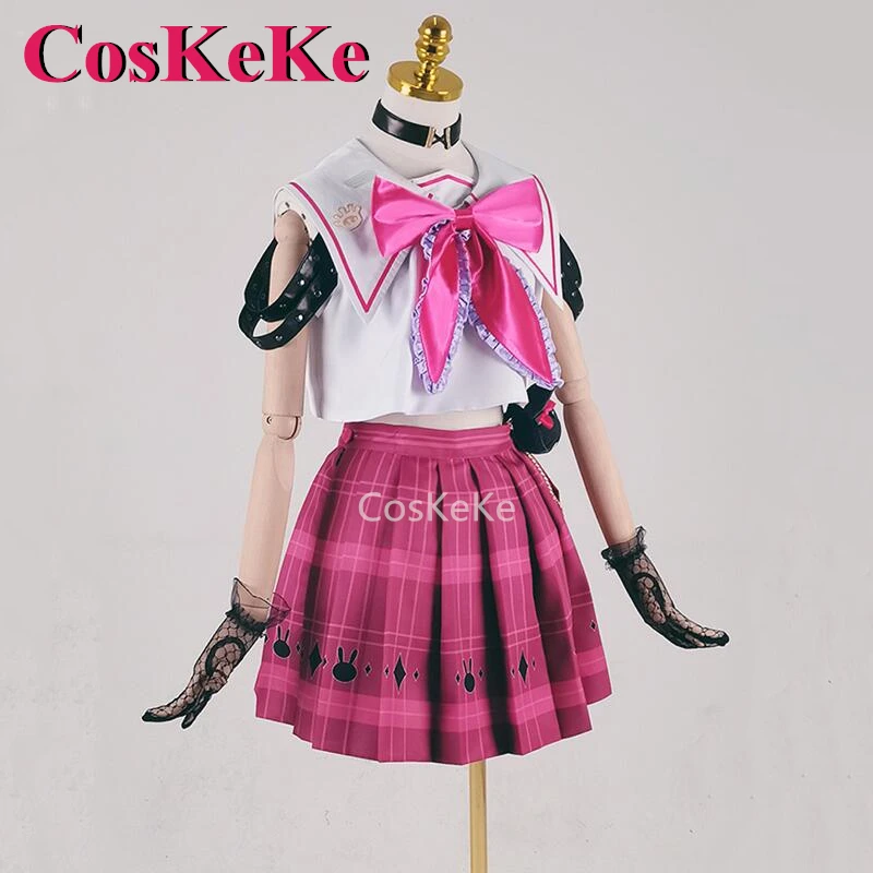 CosKeKe Maria Marionette Cosplay Anime VTuber disfraz Inkya impulso SJ trajes para cantar Halloween carnaval fiesta ropa de juego de rol