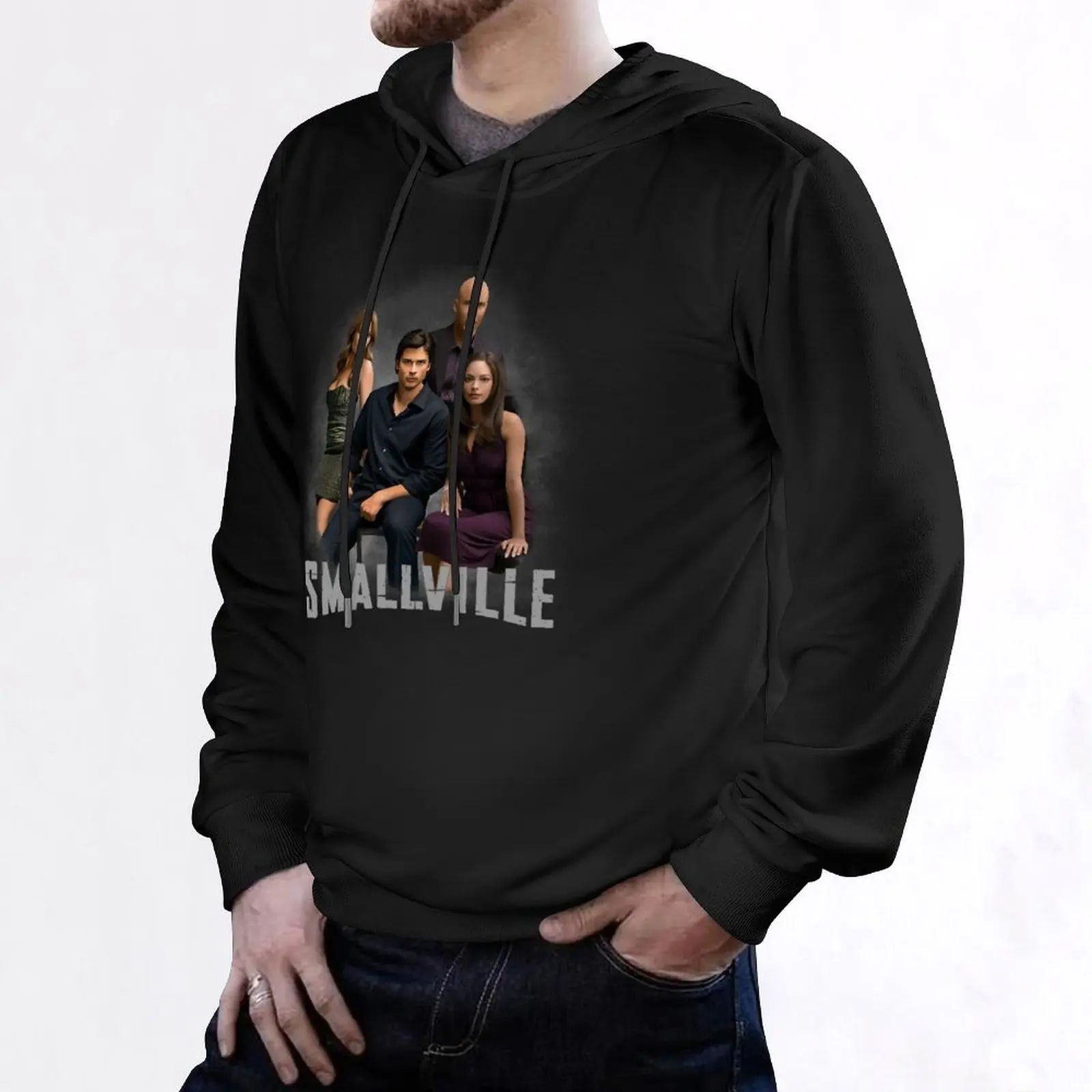 Smallville Group هوديي ملابس رجالية مصمم ملابس الخريف سترة الرجال أنيمي الملابس هوديي