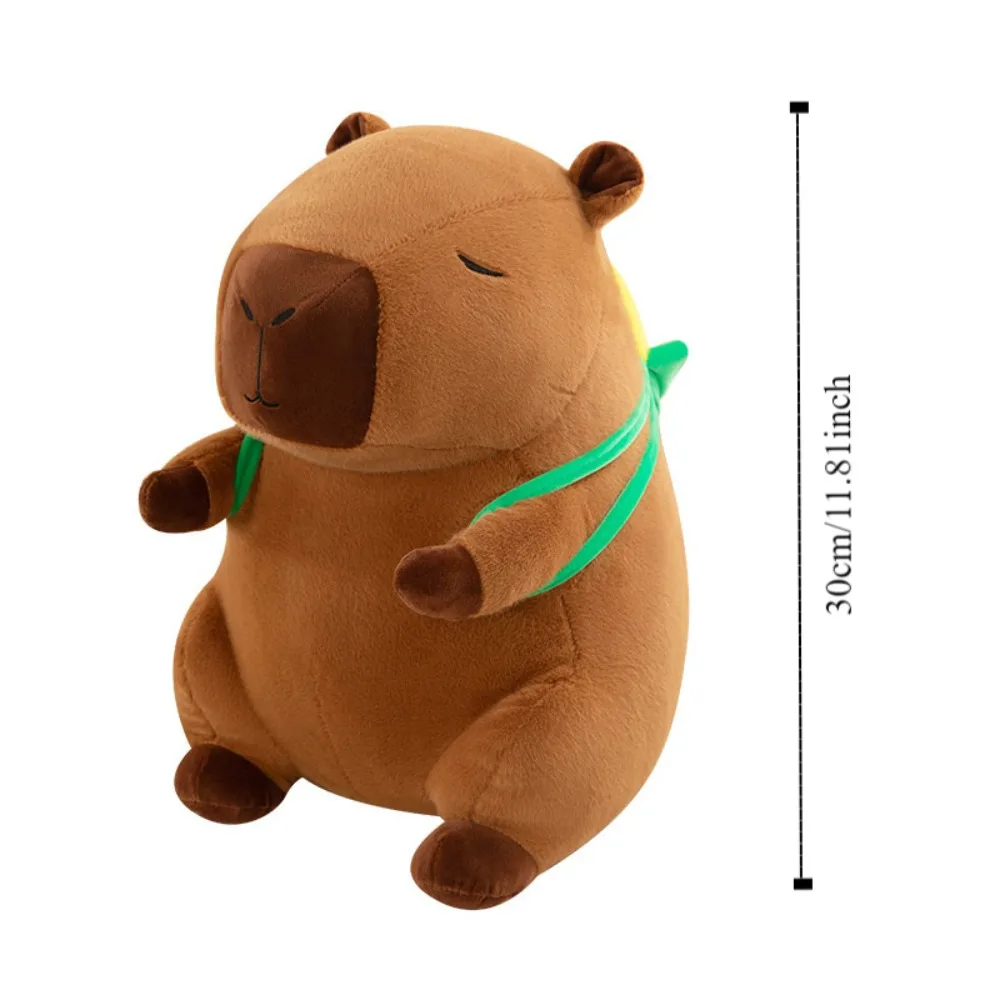 Corn Backpack Corn Capybara Plush Toy Simulation Soft Capybara Plush Toy Fluffy Cartoon Capybara Fluffty Doll Home Decor