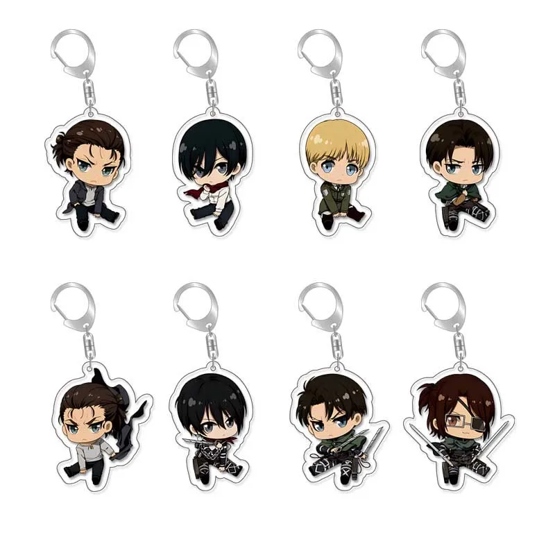 Anime Shingeki No Kyojin/Attack on Titan Levi Ackerman Cosplay Keychain Accessory  Ambitus Acrylic