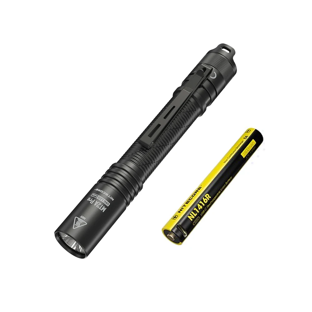 NITECORE MT2A Pro NiteLab UHi Flashlight Max 1000 Lumen High Performance Torch with NL1416R Type-C Rechargeable Li-ion Battery