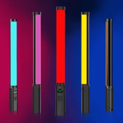 Handheld RGB Colorful Stick Light 19.68 inch 50CM Handheld LED Light Wand CRI 95+ 2500K-9000K Photography Studio Lamp