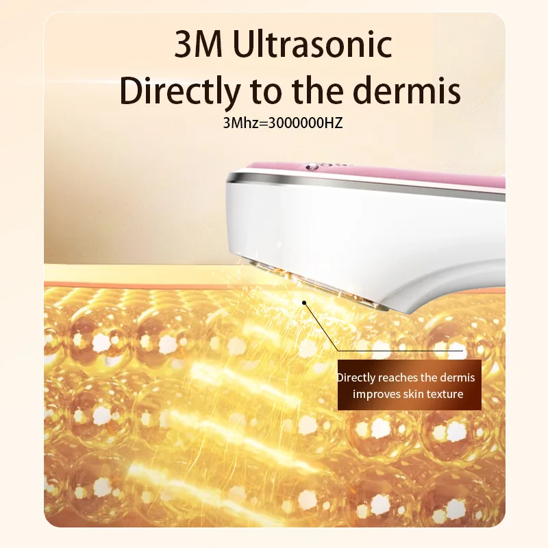 Beauty Portable  Instrument Anti-aging Rejuvenation Equipment Ultrasonic Face Lifting Device Wrinkle Removal