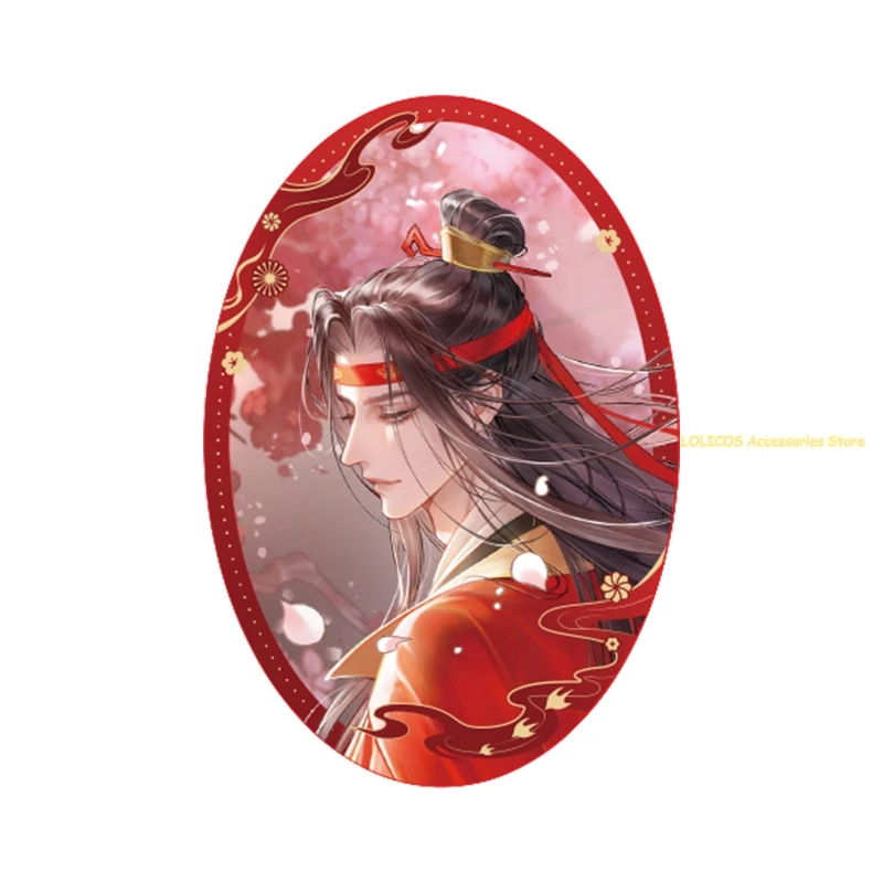 Animacja Mo Dao Zu Shi MDZS Noworoczna Seria Czerwony Koń Plakat Pocztówka Odznaka Dekoracyjna Akrylowa Malowanka Karty Anime