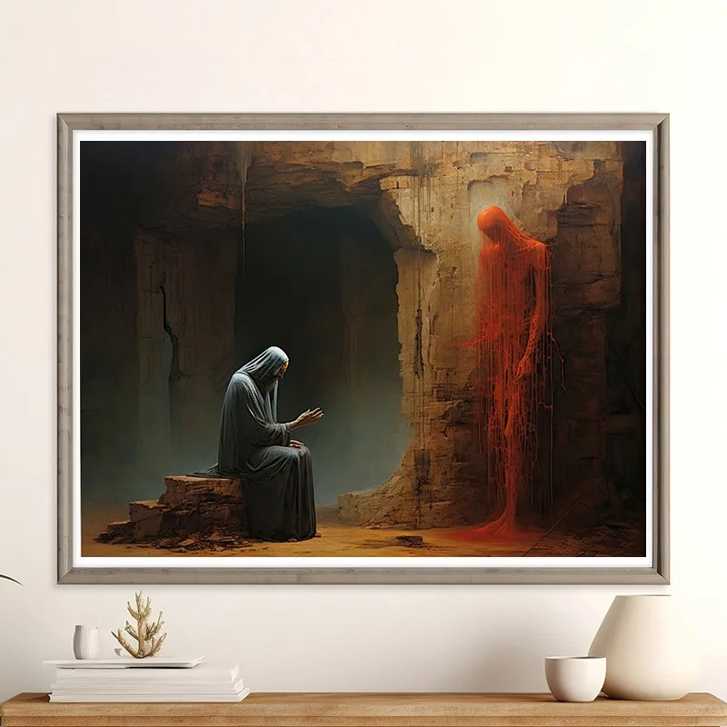 Bible Story Ascension of Jesus Posters and Prints Canvas Painting Wall Religion Art The Last Supper Pictures for Room Home Decor