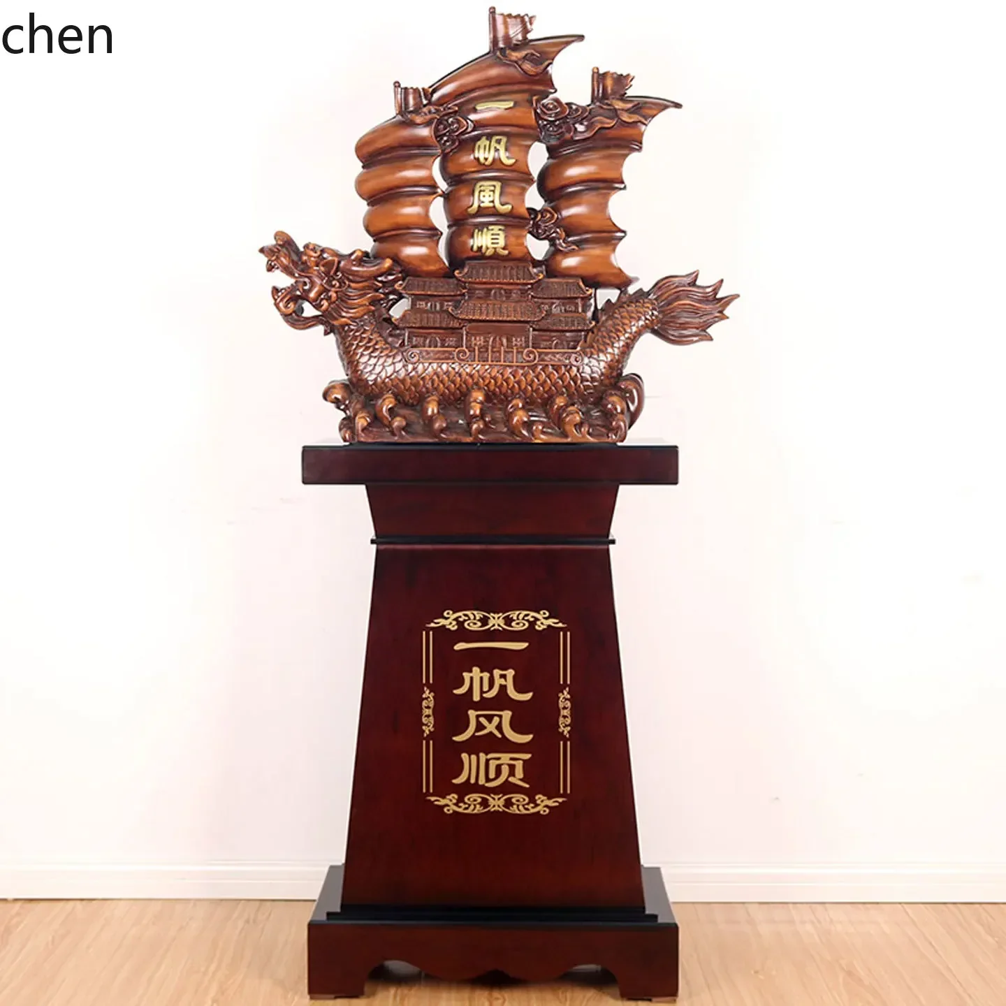 HTand the landing ornament will send the company's opening housewarming gift. Hotel lobby office decoration