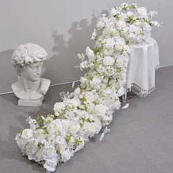 Wedding Trailing Flower Row For Wedding Decoration Flower Arrangement Arch Decor Long Flower Row Window Proposal Decoration Chic