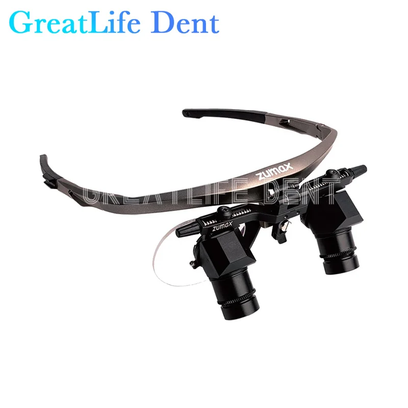 GreatLife Dent 3X ZUMAX DFK Dentisit Surgical Headlight Surgery Beyond Vision Dental Magnifier Refractives Binocular Loupes