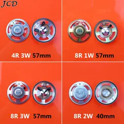 JCD 1Piece Ultra-thin Saterproof Speaker 4/8 ohms 3W 2W 1W 3/2/1watt 8R 4R LoudSpeaker Diameter 57MM 40MM