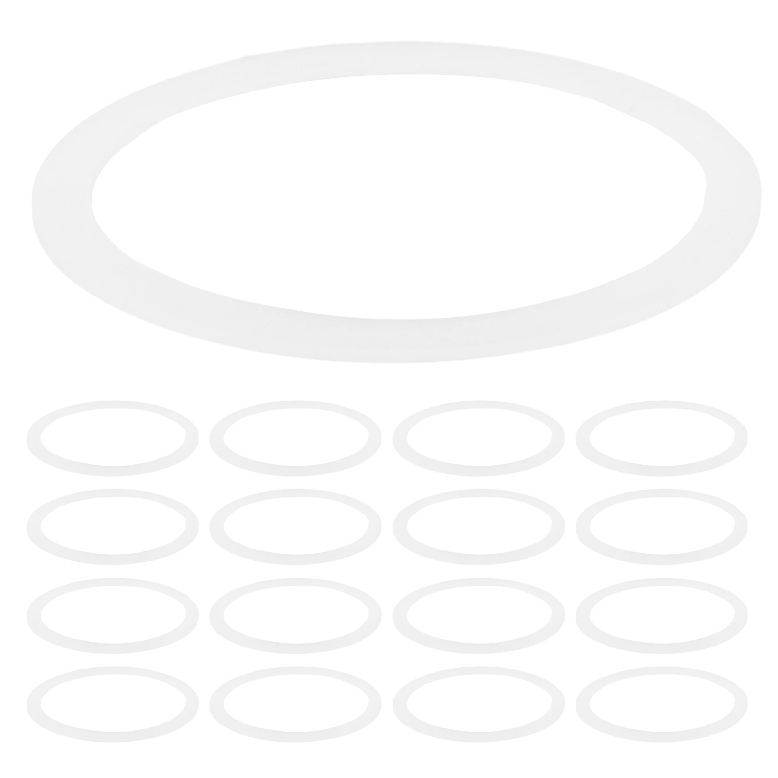 24Pcs Silicone Jar Gaskets Replacement 70Mm Reusable Seal Rings for Mason Jars Airtight Food Preservation Freezing Microwave