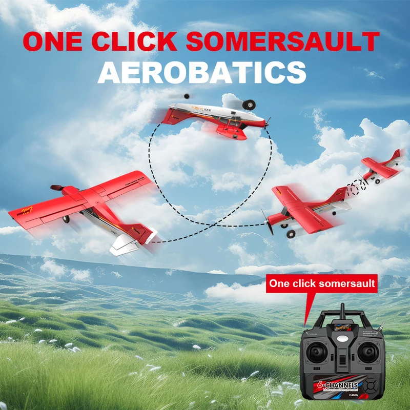 Qidi560 ムーア M7 オフロード RC 飛行機 4CH ブラシレスリモコン飛行機固定翼航空機モデル EPP フォームおもちゃ子供のため