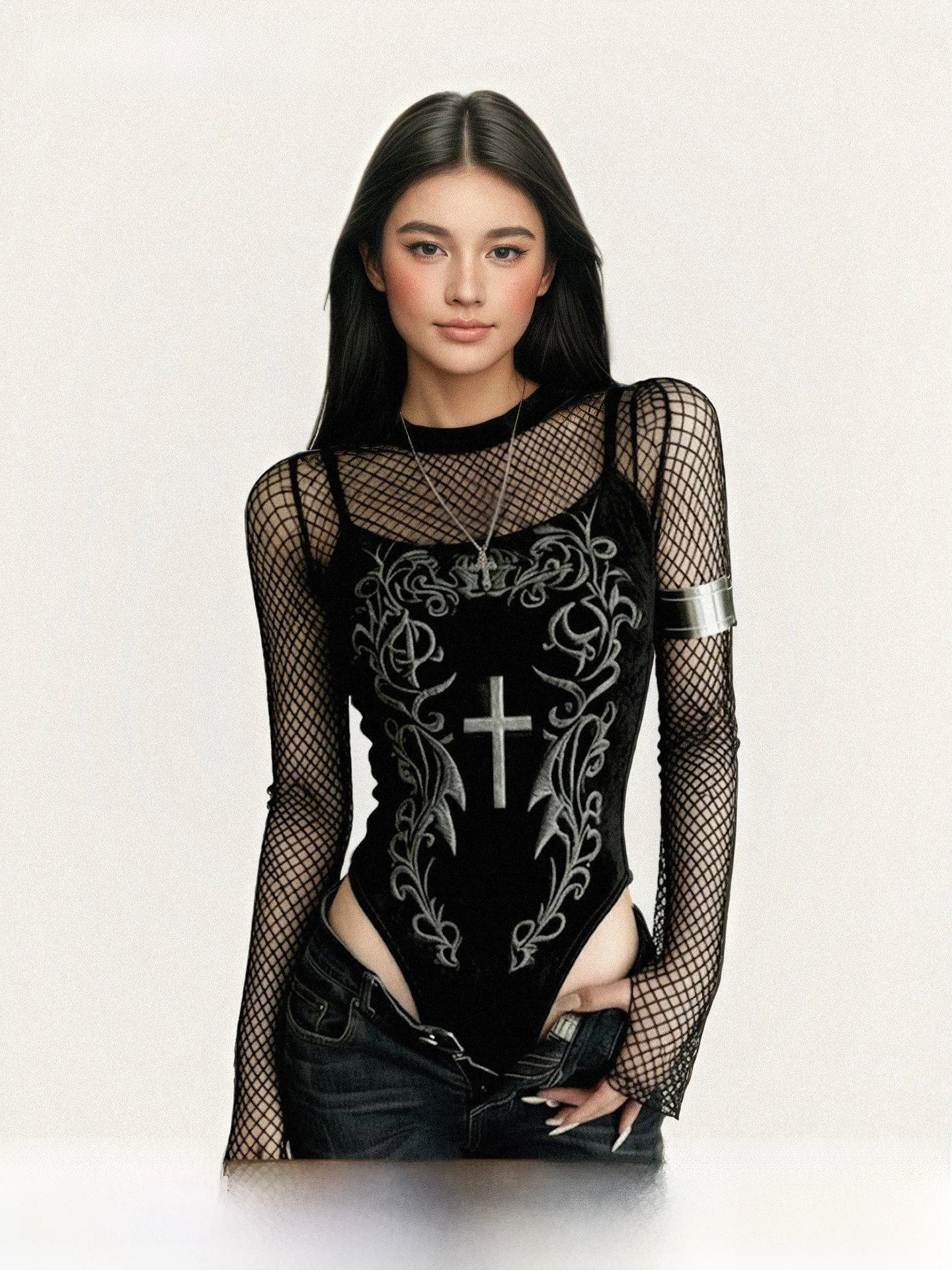 

Женский комплект Fff American Streetwear Bla Me: легкий, уникальный, облегающий комбинезон-боди из вельвета