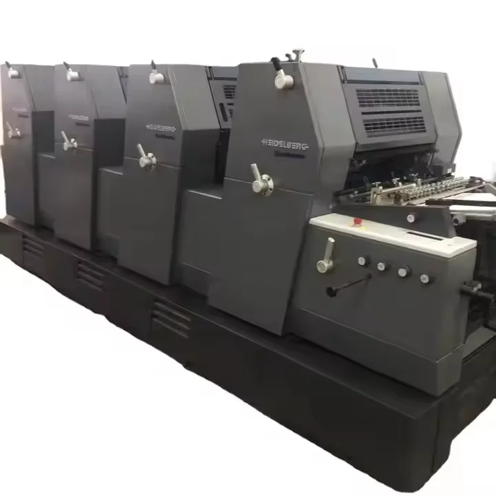 Impresora de Etiquetas de Segunda Mano 52 Speed Master 52, Impresora Offset Multicolor de Cama Plana para Revistas y Facturas