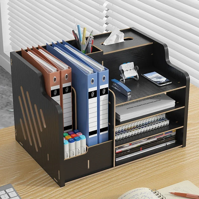 Office File Storage Box Drawer Stationery Dormitory Goods Desktop Workstation Artifact Desk Shelf Sundries