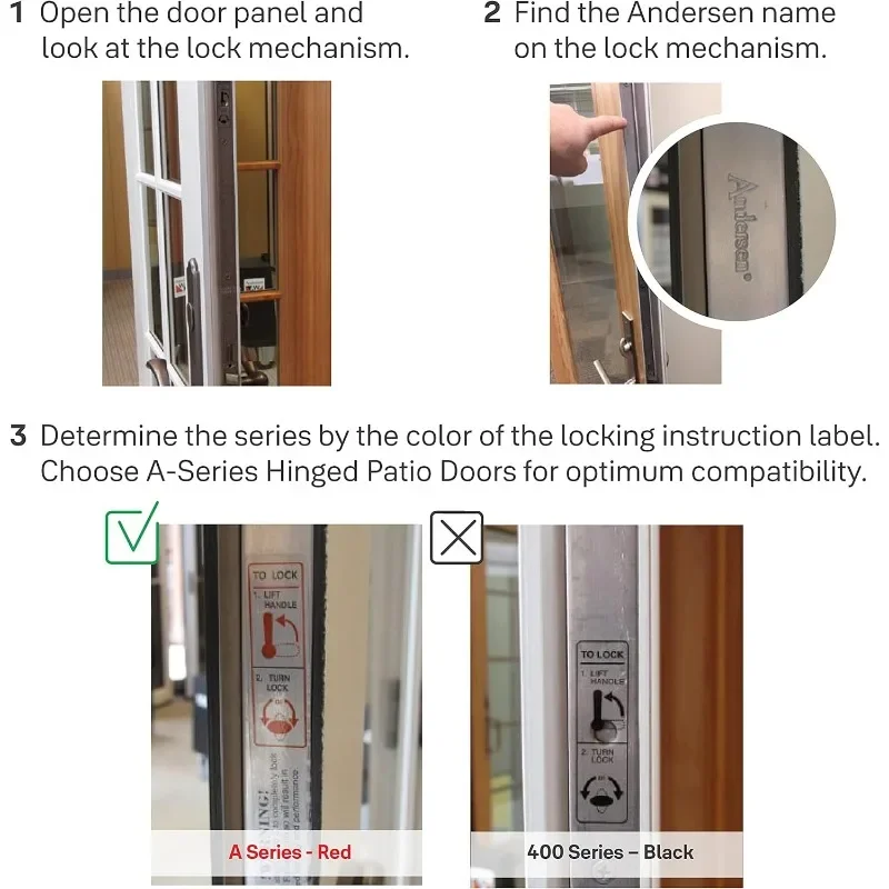 Yale Assure Lock for Andersen® Patio Doors, Satin Nickel