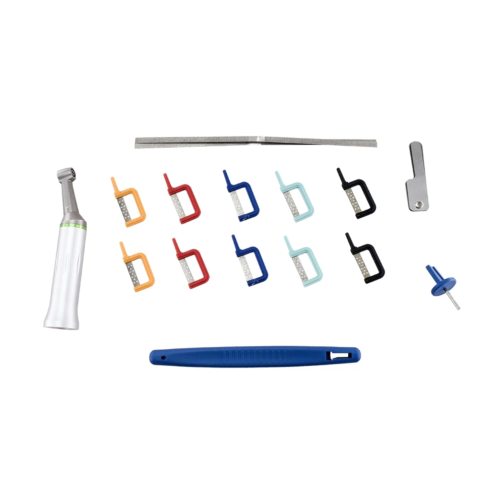 

1 Set Dental Orthodontic Interproximal Enamel Reduction Kit Polishing Reciprocating IPR System Orthodontic Tools