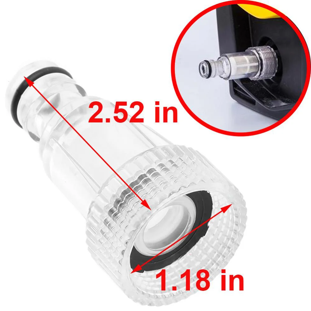 5pcs Car Washing Machine Water Filter High-pressure Connection Fitting For Karcher K2 K3 K4 K5 K6 K7 Series Pressure Washers