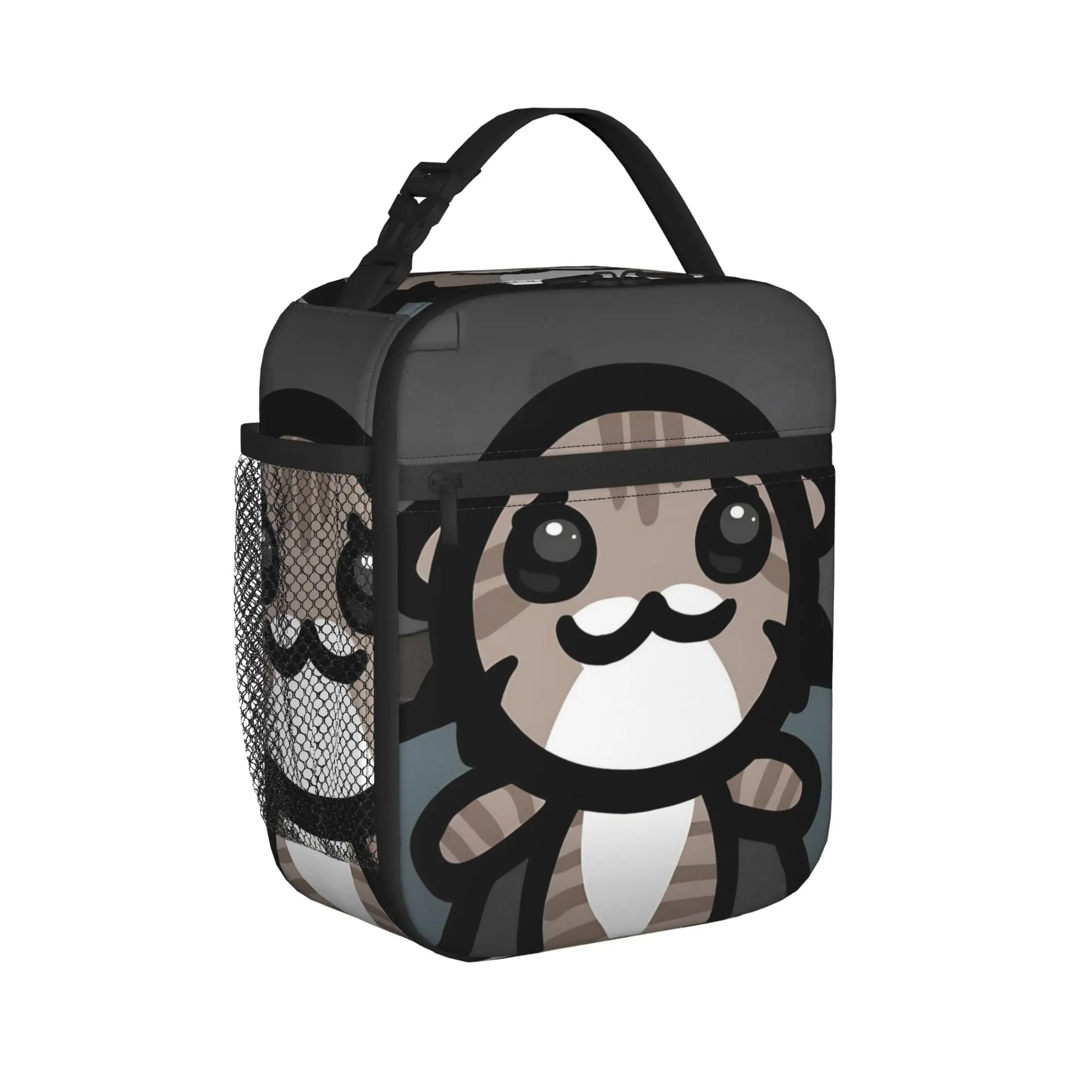 Mewgenics Game Cute Cats Insulated Lunch Bag High Capacity  Lunch Container Cooler Bag Tote Lunch Box Food Storage Bags