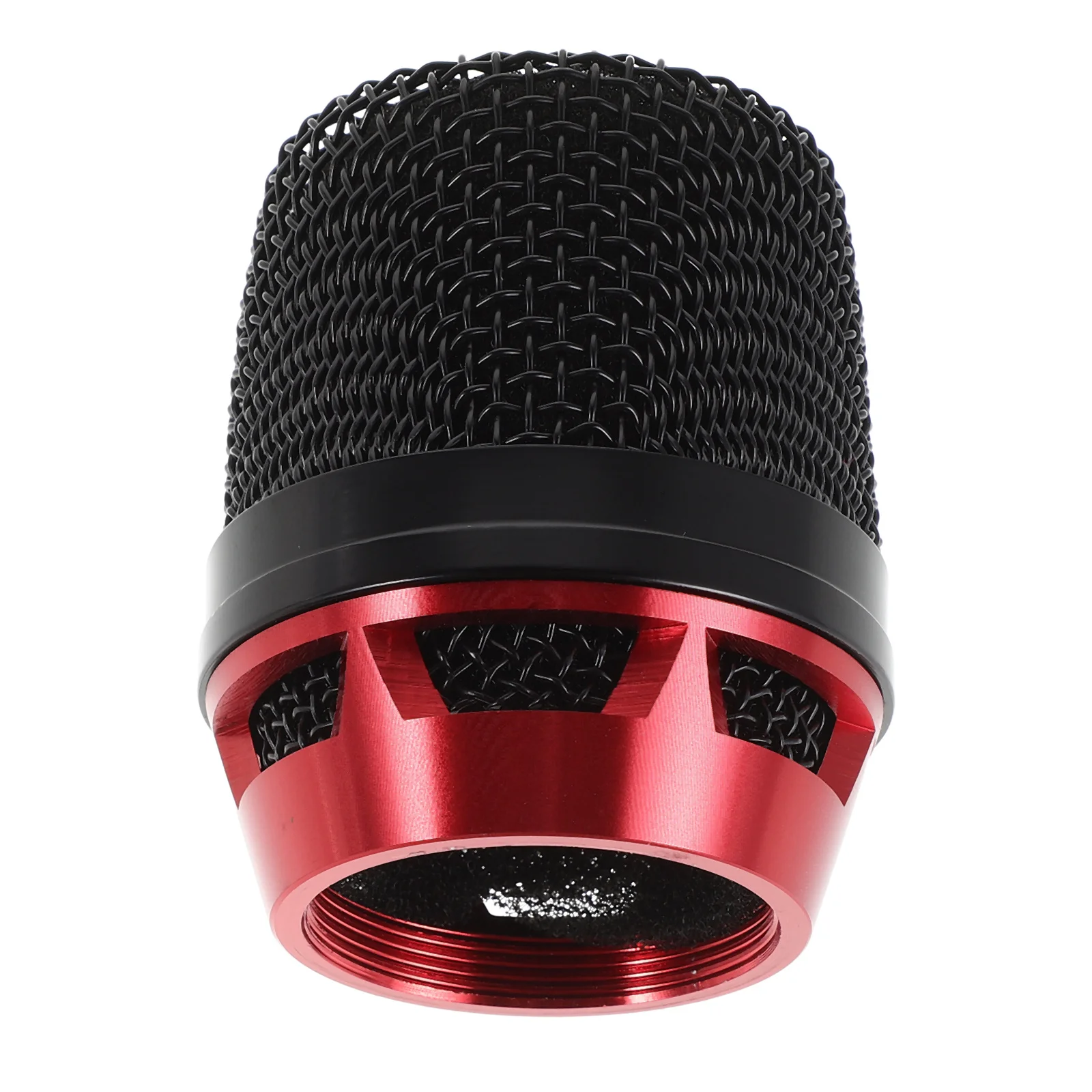 

Colorful Microphone Head Mesh Metal Replacement Grill Noise Reduction Mic Grille Cover for Live Performance Recording Streaming