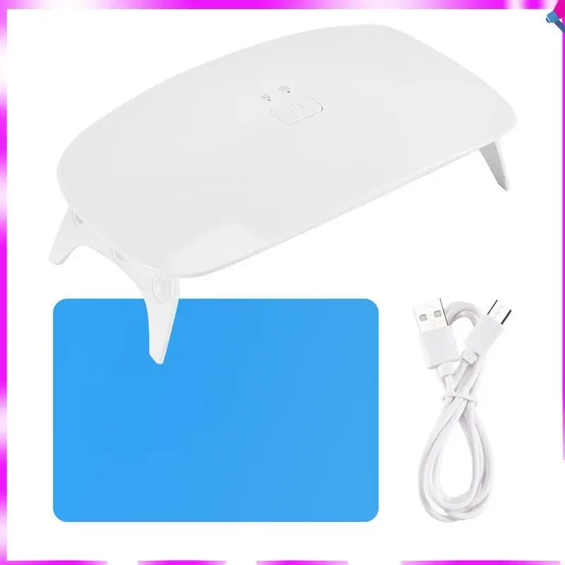 N96R الراتنج مصباح الأشعة فوق البنفسجية ، الأشعة فوق البنفسجية/LED الراتنج مصباح البلاستيك الأبيض مع 30 قطعة مصباح مصدر الضوء المزدوج الخرز لمجموعة الراتنج الأشعة فوق البنفسجية