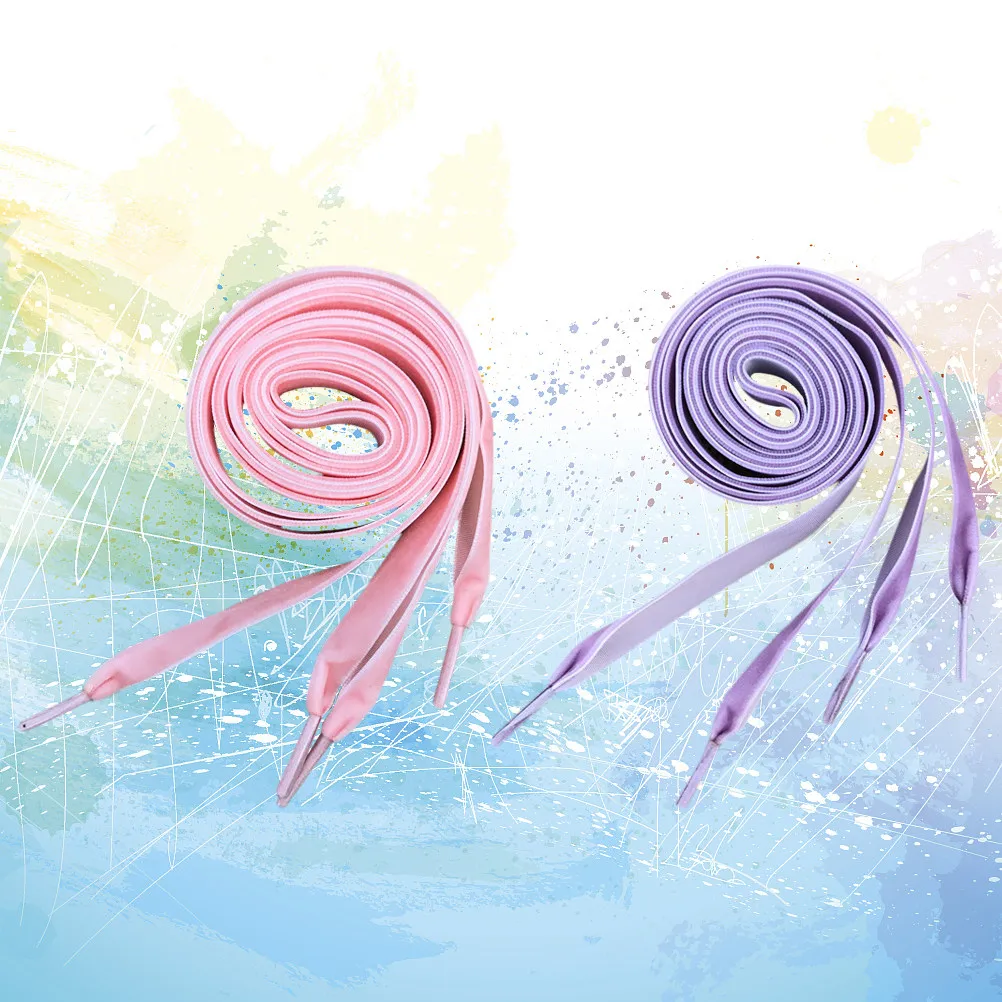 

2pcs Shoe String Shoelaces For Shoelaces Boots Sneakers Loafers Flat Shoe Lace Replacement Purple 140Cm Pink 140Cm