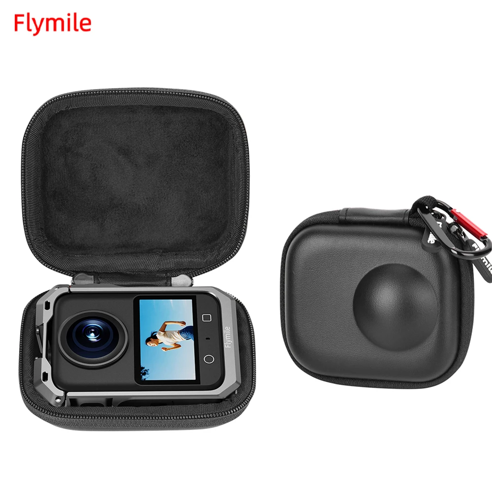 Flymile قفص حقيبة التخزين ل DJI Osmo 360 المضادة للخدش حمل حقيبة صغيرة محمولة صندوق سفر ملحقات الكاميرا