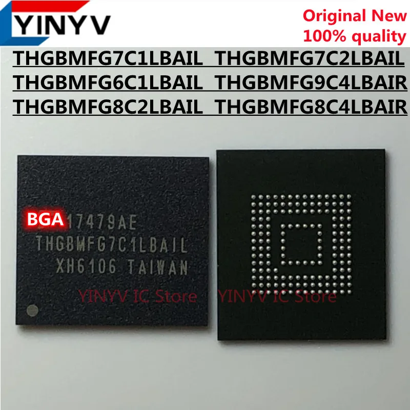 

2Pcs THGBMFG7C1LBAIL THGBMFG7C2LBAIL THGBMFG6C1LBAIL THGBMFG8C2LBAIL THGBMFG9C4LBAIR THGBMFG8C4LBAIR BGA Chip New 100% quality
