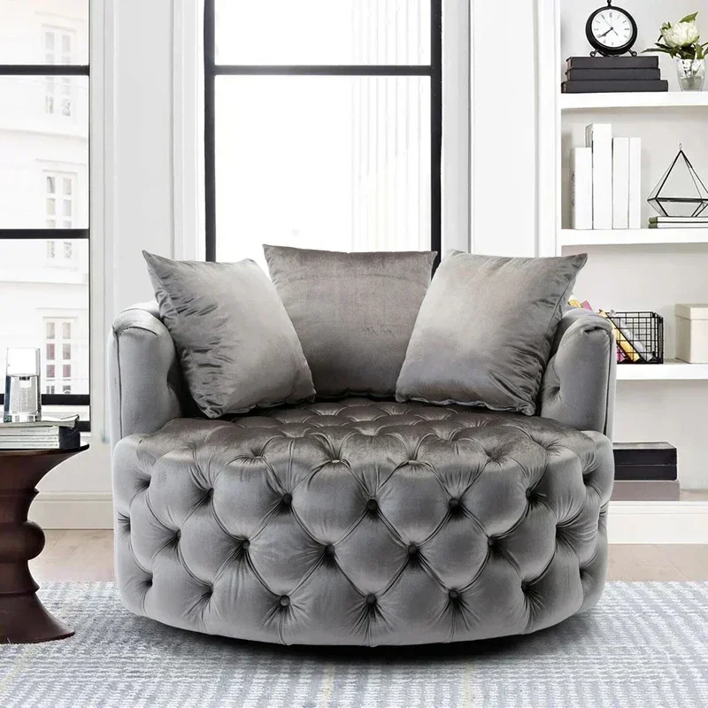 Luxury Living Room Sofas Nordic Family Classic Spinning Sofa Pillow Minimalist Divani Da Soggiorno Furniture Decoration