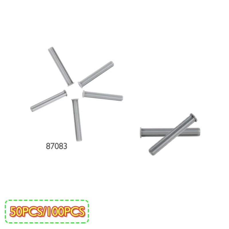 

50PCS/100PCS 1x4 Single Side with cut-off Cross Shaft Technology Building Block Parts Assembled 87083 Toy MOC Bricks Accessories