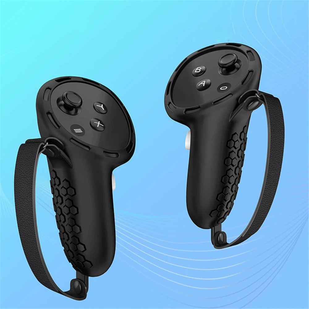 Lidar com Capa Protetora para Meta Quest 3, Anti-Colisão, Controlador de Toque, Capa de Silicone, Handle Grip, VR Óculos Acessórios, Novo