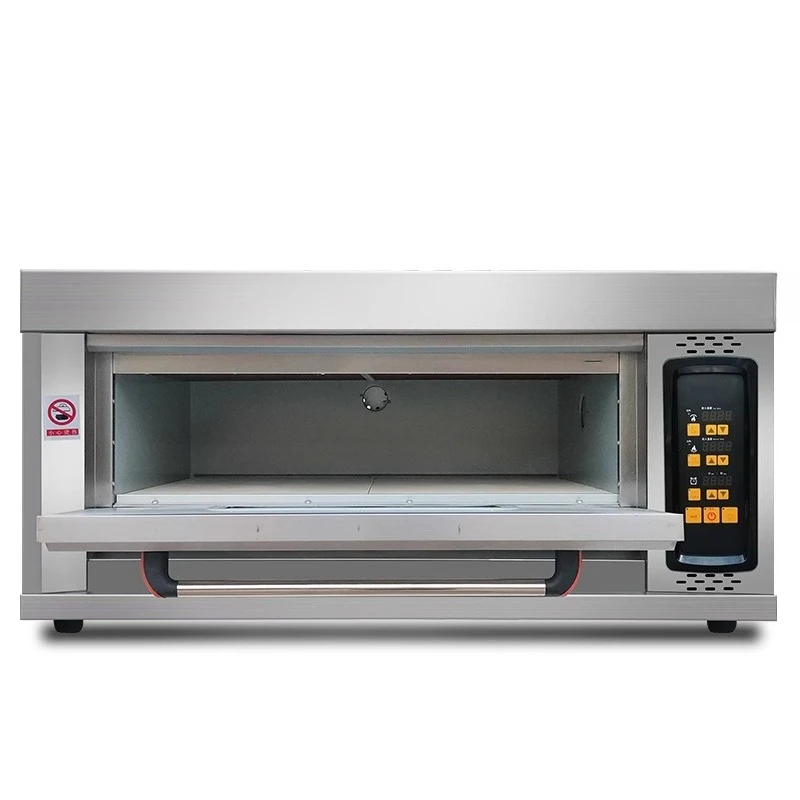 

220V Commercial One Layer One Plate Cake Bread Pizza Oven Large Capacity Large Flat Oven Electric Oven