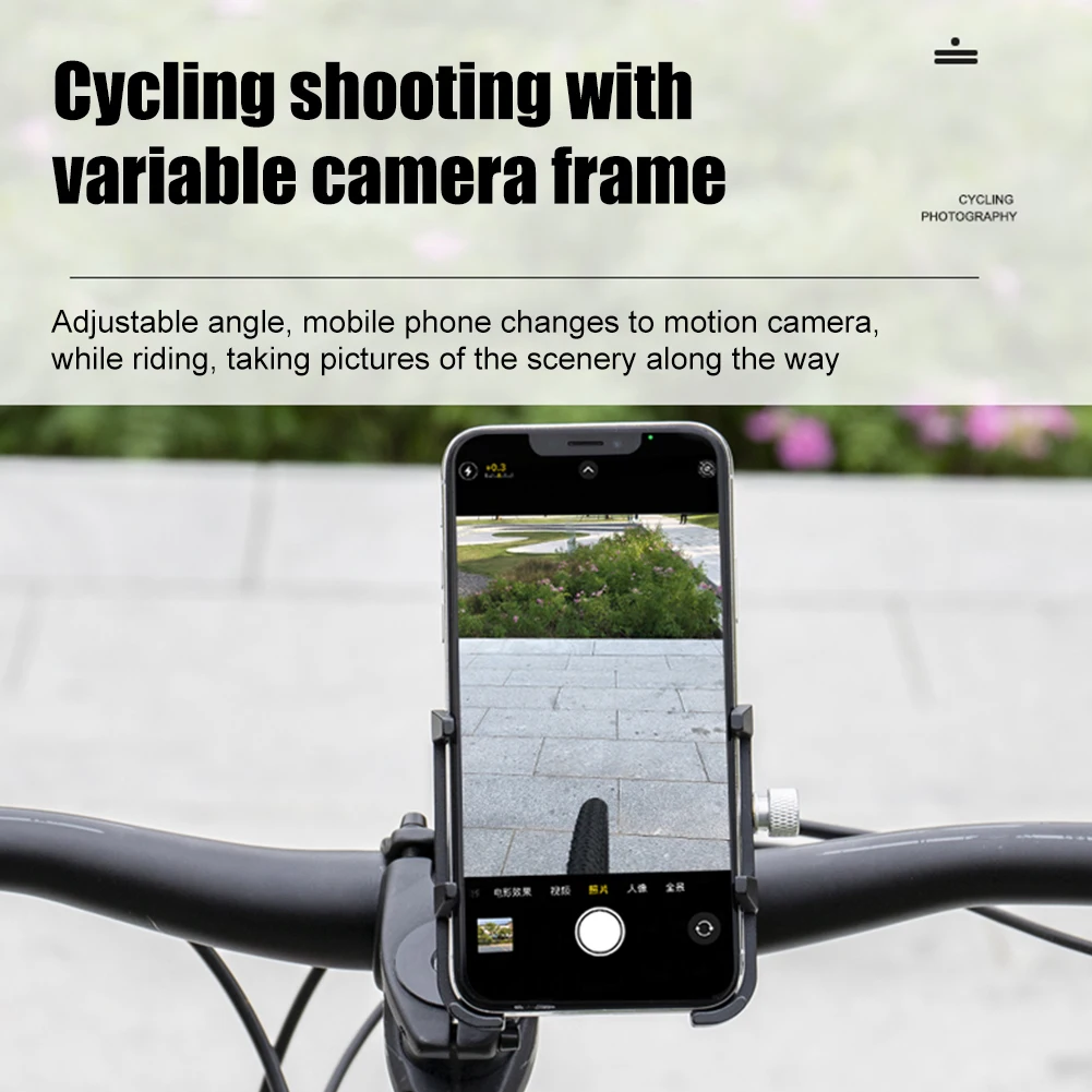 GUB PLUS 21 Motorcycle Bike Phone Holder Aluminum Alloy Cell Phone Mount Holder Rotatable Adjustable Anti-slip Cycling Parts