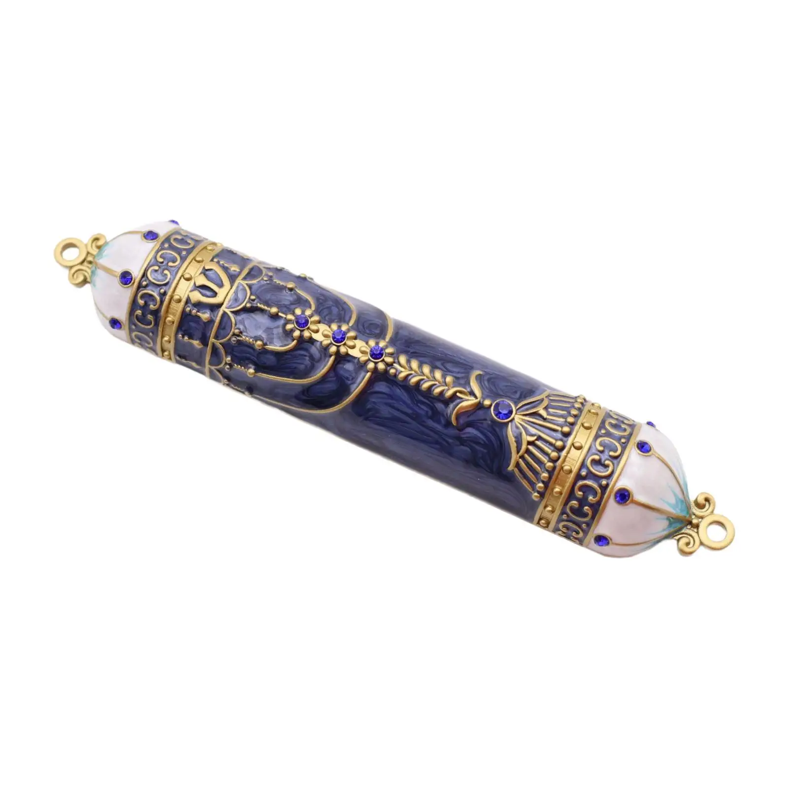 

Jewish Mezuzah Case Cover Zinc Alloy Home Decor Symbol of Prosperity Judaica Gift for Wedding Office Doorway Indoor Outdoor Home