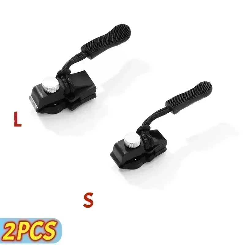 Reißverschluss Reparaturset Universal 2-6pcs Ersatz Zipper Kopf Sofort Reparatur 3 Größen Schieber Fix Kaputte Reißverschlüsse Kleidung Taschen Nähen DIY Zubehör Werkzeuge Praktisch Langlebig Tragbar – Detail 14