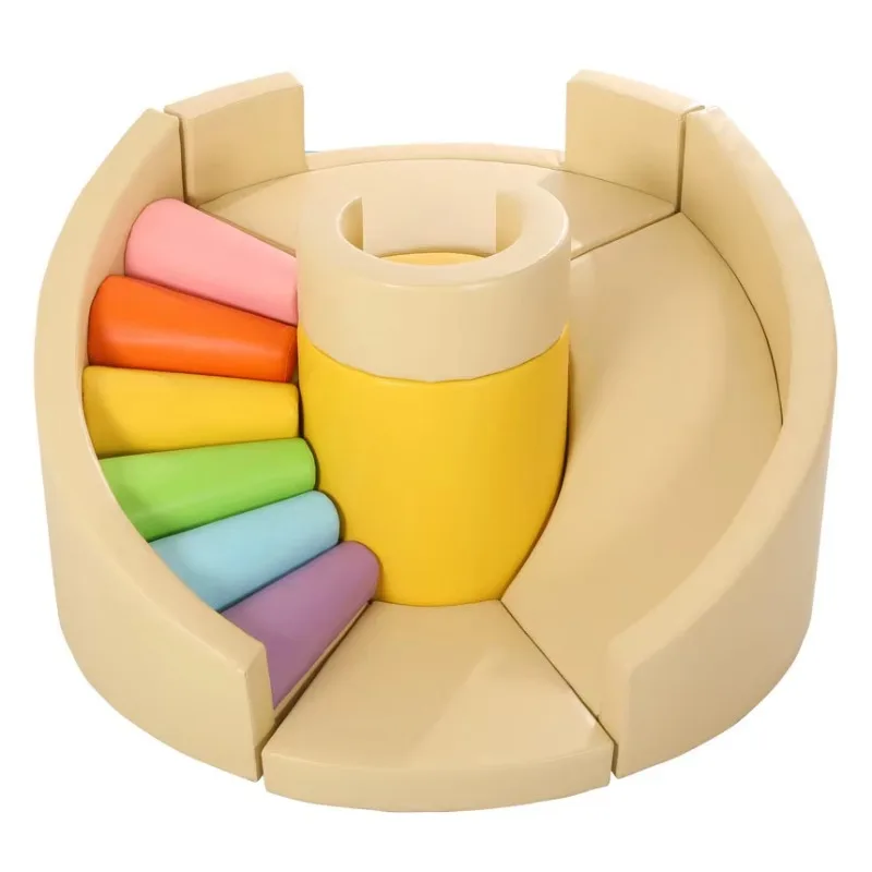 

Birthday Party Event Estimulacin Temprana Para Patio Kids Indoor Playground Equipment Soft Play Rainbow Bridge