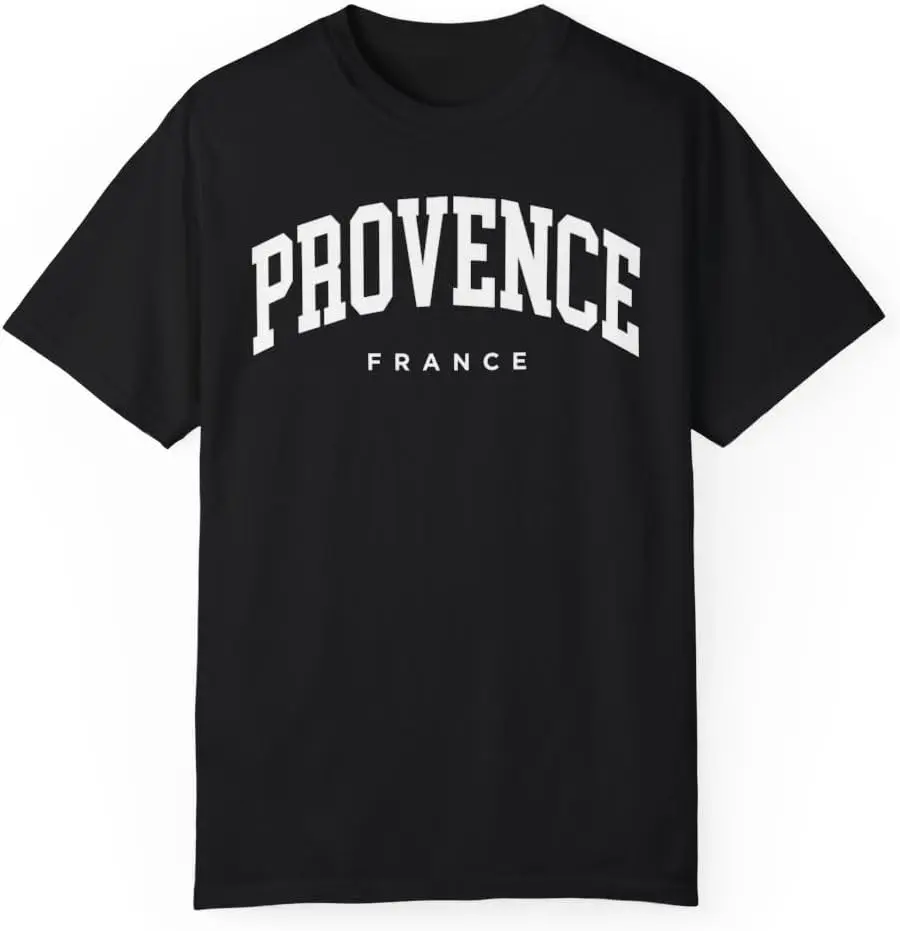 Provence France Adult Unisex Comfort Colors Short Sleeve T-Shirt