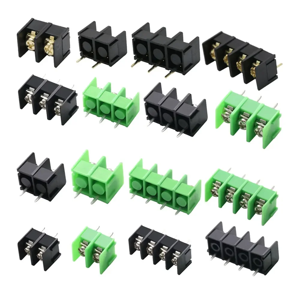 7.62mm 8.5mm 10.0mm Pitch KF7.62 KF8500 KF1000 2in 3in 4Pin Screw Terminal Block Connector PCB Terminal Block Connectors