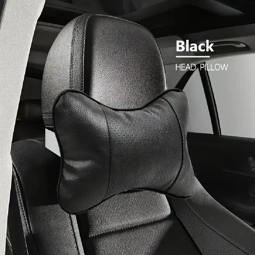 

Auto Safety Car Seat Headrest with Breathable Mesh Relax Pillow Head And Neck Rest Cushion Auto Protector