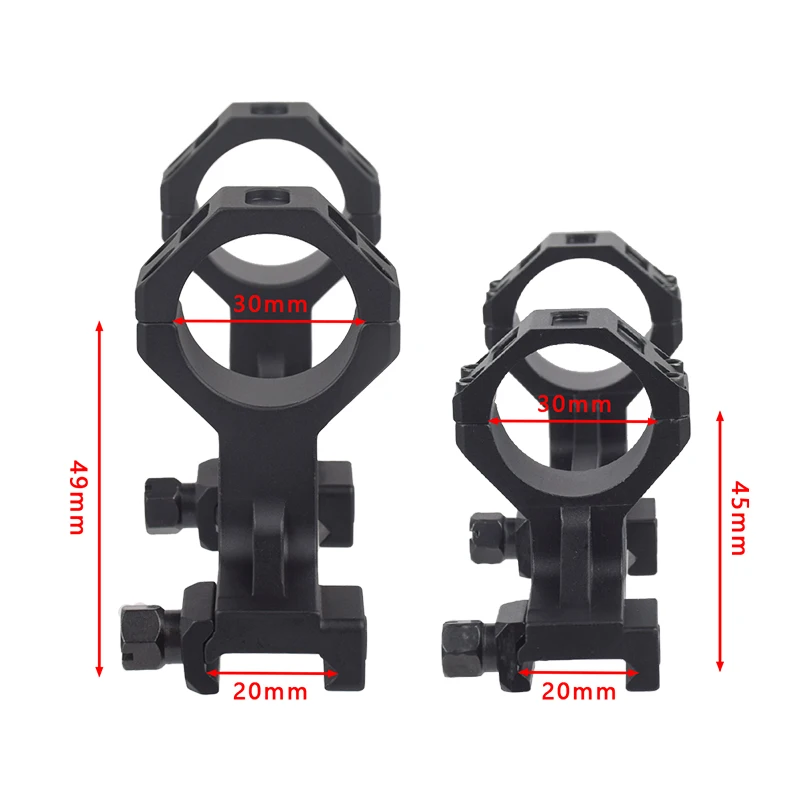 الصيد التكتيكي GEISSELE التلقائي ل AR15 نطاق جبل 30 مللي متر 25.4 مللي متر البصر البصري Riflescope 1.54 1.93 جبل 20 مللي متر السكك الحديدية Lambul #2